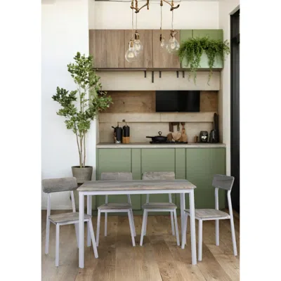 Streamdale Furniture Streamdale Modern 5-piece Dining Table Set