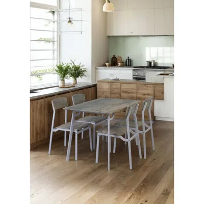 Streamdale Furniture Streamdale Modern 5 Piece Dining Table Set