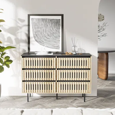 Streamdale Furniture Streamdale Modern 6-drawer Bedroom Storage Cabinet