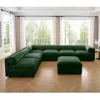 Streamdale Furniture Streamdale Modern 6-piece Modular Sectional Sofa With Storage - Soft Green Chenille