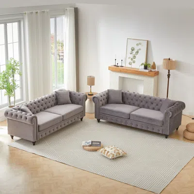 Streamdale Furniture Streamdale Modern 6-seat Sofa With Wood Frame & Cushions