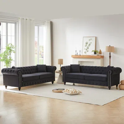 Streamdale Furniture Streamdale Modern 6-seat Sofa With Wood Frame & Cushions