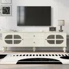 Streamdale Furniture Streamdale Modern 68.9" Tv Stand With Fluted Glass Doors For Tvs Up To 75