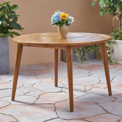 Streamdale Furniture Streamdale Modern Acacia Wood Outdoor Dining Table