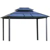 Streamdale Furniture Streamdale Modern Aluminum-framed Gazebo For Outdoor Serenity And Protection