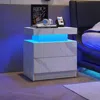 Streamdale Furniture Streamdale Modern & Decorative Led End Table With Adjustable Lights