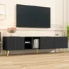 Streamdale Furniture Streamdale Modern & Spacious Tv Stand With Ample Storage And Cable Management