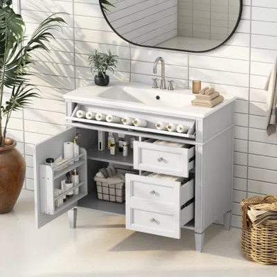 Streamdale Furniture Streamdale Modern Bathroom Vanity With Top Sink And Storage