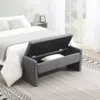 Streamdale Furniture Streamdale Modern Bed End Bench With Storage And Upholstery