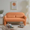 Streamdale Furniture Streamdale Modern Boucle Loveseat For Living Room