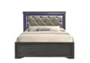 Streamdale Furniture Streamdale Modern Brooklyn Twin Size Led Bed Made With Wood