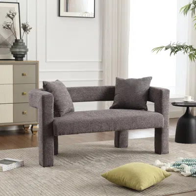 Streamdale Furniture Streamdale Modern Chenille Loveseat Comfy 2-seater Sofa For Living And Leisure