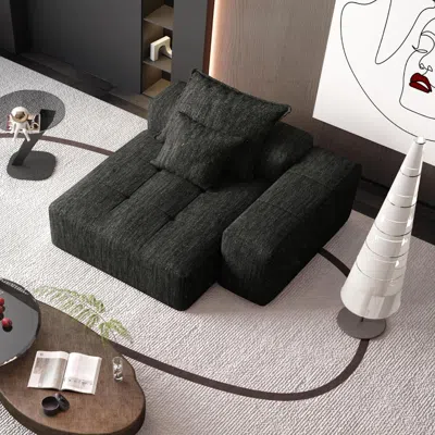 Streamdale Furniture Streamdale Modern Chenille Modular Sectional Sofa With Pillows