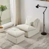 Streamdale Furniture Streamdale Modern Compact Sofa With Ottoman