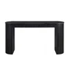 Streamdale Furniture Streamdale Modern Console Table With Drawer - Black In Black