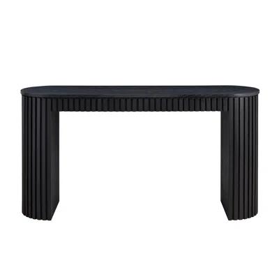 Streamdale Furniture Streamdale Modern Console Table With Drawer - Black