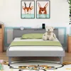 Streamdale Furniture Streamdale Modern Design Twin Size Platform Bed Frame With Built-in Usb Port