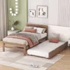Streamdale Furniture Streamdale Modern Design Wooden Twin Size Platform Bed Frame With Trundle