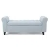 Streamdale Furniture Streamdale Modern Diamond Tufted Storage Ottoman With Versatile Style
