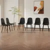 Streamdale Furniture Streamdale Modern Dining Chairs (set Of 6) - Upholstered, Stable, Spoon-shape