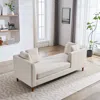Streamdale Furniture Streamdale Modern Double-sided Chaise Lounge With 4 Pillows