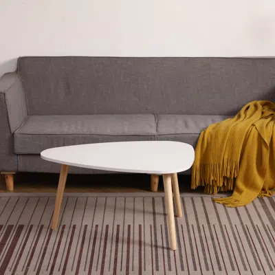 Streamdale Furniture Streamdale Modern Egg Shape Coffee Table 790: Elevate Your Living Room