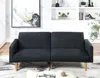 Streamdale Furniture Streamdale Modern Electric Look 1 Piece Convertible Sofa Couch Linen Like