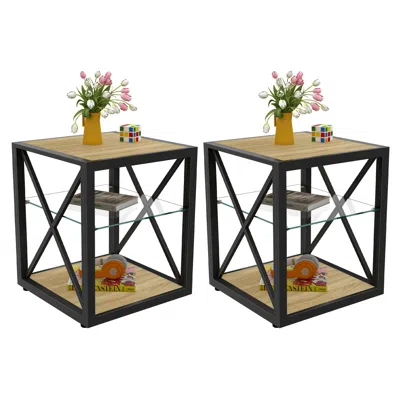 Streamdale Furniture Streamdale Modern End Table Set Of 2