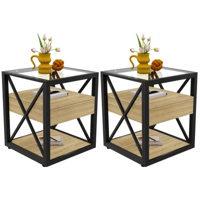 Streamdale Furniture Streamdale Modern End Table Set Of 2
