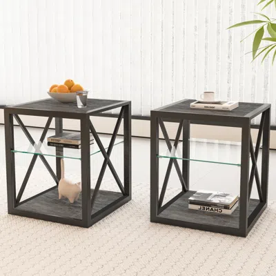Streamdale Furniture Streamdale Modern End Table Set Of 2