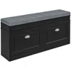 Streamdale Furniture Streamdale Modern Entryway Shoe Bench With Storage And Cushion