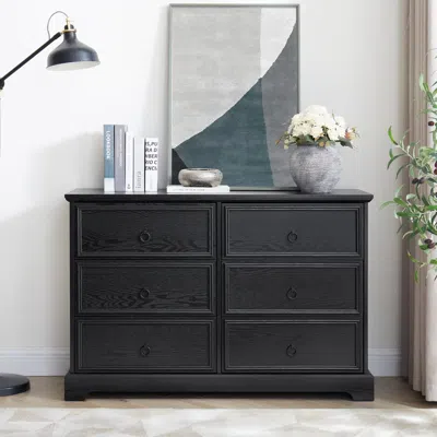 Streamdale Furniture Streamdale Modern Farmhouse 6-drawer Bedroom Chest