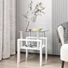 Streamdale Furniture Streamdale Modern Glass Coffee Table For Living Room