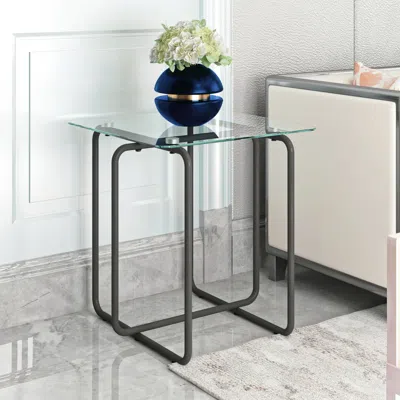 Streamdale Furniture Streamdale Modern Glass Table Coffee, End & Side