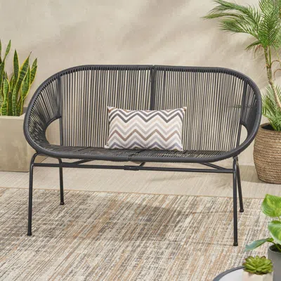 Streamdale Furniture Streamdale Modern Hammock Weave Basket Loveseat For Patio Relaxation