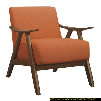 Streamdale Furniture Streamdale Modern Home Furniture Fabric Upholstered Accent Chair In Brown