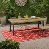 Streamdale Furniture Streamdale Modern Industrial Acacia Wood Outdoor Dining Table Weather-resistant
