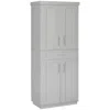 Streamdale Furniture Streamdale Modern Kitchen Pantry Freestanding Cabinet Cupboard With Doors And Drawer