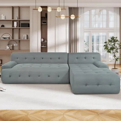 Streamdale Furniture Streamdale Modern L-shaped Modular Sofa - 2-piece Set