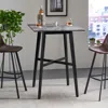 Streamdale Furniture Streamdale Modern Laminate Bar Table For Dining