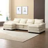 Streamdale Furniture Streamdale Modern Large Chenille Fabric U-shape Sectional Sofa