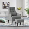 Streamdale Furniture Streamdale Modern Living Room Leisure Sofa Chair Design Fabric Home Adjustable