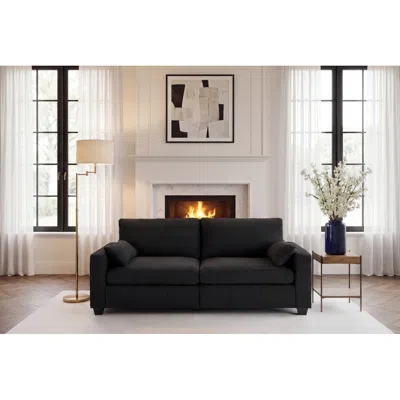 Streamdale Furniture Streamdale Modern Loveseat Sofa With Removable Cover And Solid Wood Frame