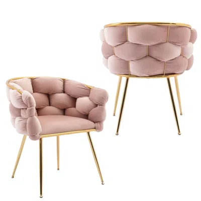 Streamdale Furniture Streamdale Modern Luxury Velvet Single Sofa Chair Set For Lazy Person