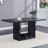 Streamdale Furniture Streamdale Modern Marbled Mdf Dining Table