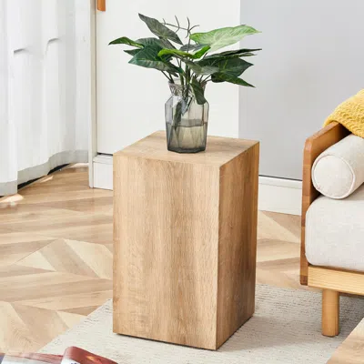Streamdale Furniture Streamdale Modern Mdf Coffee Table - Light Wood Texture