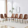 Streamdale Furniture Streamdale Modern Medieval Cushioned Armchairs - Set Of 6