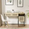 Streamdale Furniture Streamdale Modern Minimalist Desk With Storage