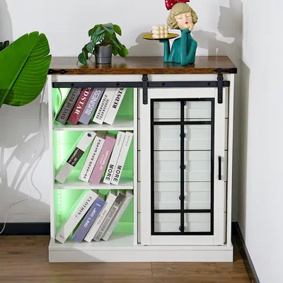 Streamdale Furniture Streamdale Modern Minimalist Storage Cabinet For Home