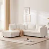 Streamdale Furniture Streamdale Modern Modular Sectional Sofa W/ Ottoman & Pillows